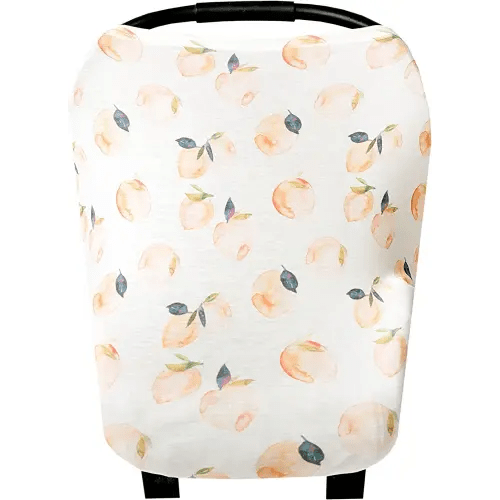 Copper Pearl Multi-Use Cover: Car Seat Covers, Nursing Cover, and Stroller Cover for Sun - Stretchy Fabric, All-Season Use, Stylish Designs, Easy Access for Moms - Caroline