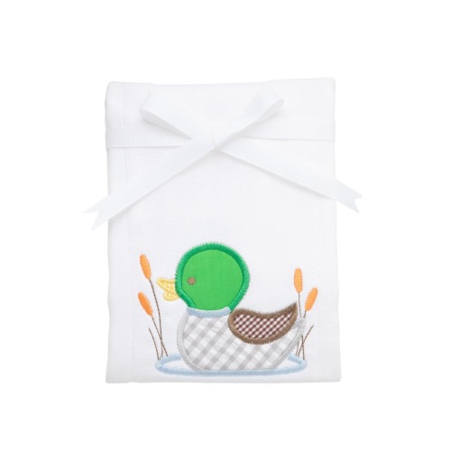 Playful Pals Applique Burp Cloth