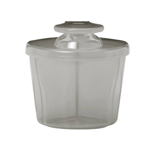 Dr. Brown's Baby Formula Dispenser with Snap-On Lid for On-the-Go Feedings,Milk Powder Dispenser for Traveling with Infant,Gray