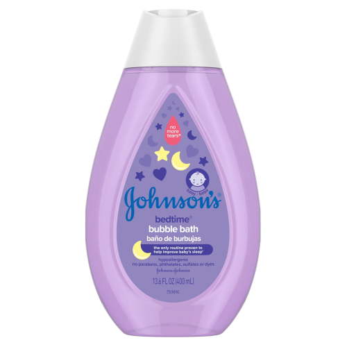 Johnson's Nighttime Kids Soothing Wash, Bedtime Baby Bubble Bath with Calming Aromas, 13.6 fl. oz