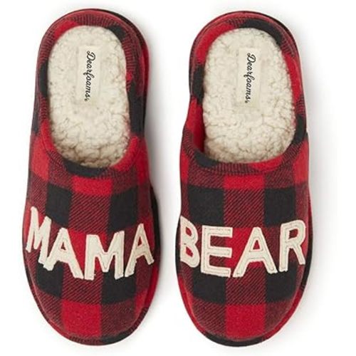 Dearfoams Women's Mama Bear Matching Family Gifts for Mom Clog