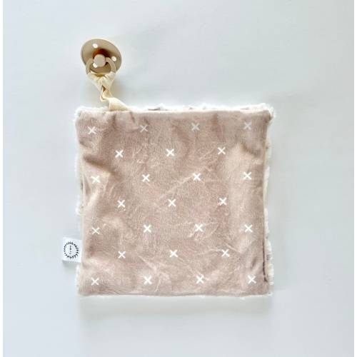 Paci Mini, Pacifier Mini, Bink Mini, Mini Lovey, Mini, Sensory Mini, Faux Fur, Beige, Ivory, Tan, Cream Baby Mini, Neutral, Almond, Binky