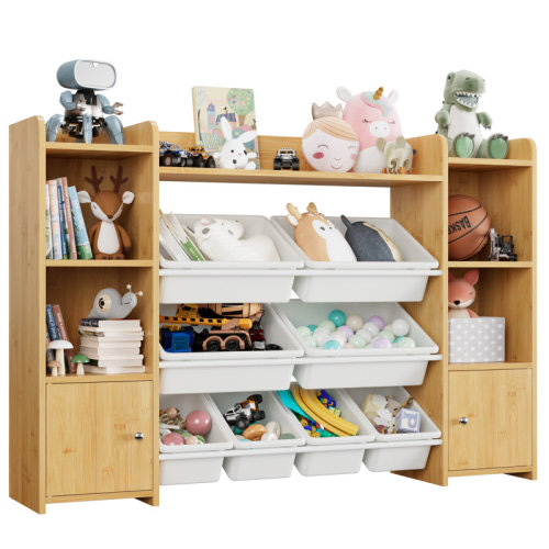 Viv + Rae™ Lafon Manufactured Wood Toy Organizer with Bins & Reviews | Wayfair