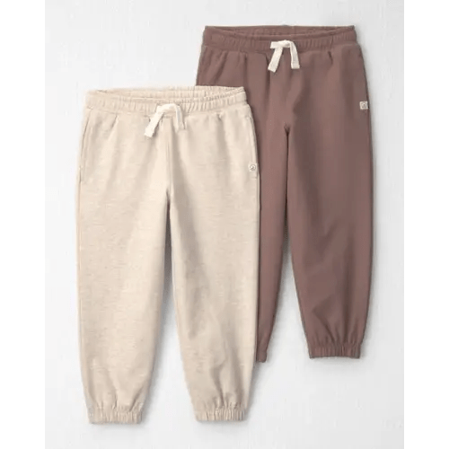 Toddler 2-Pack Organic Cotton French Terry Joggers - Little Planet | Carter's