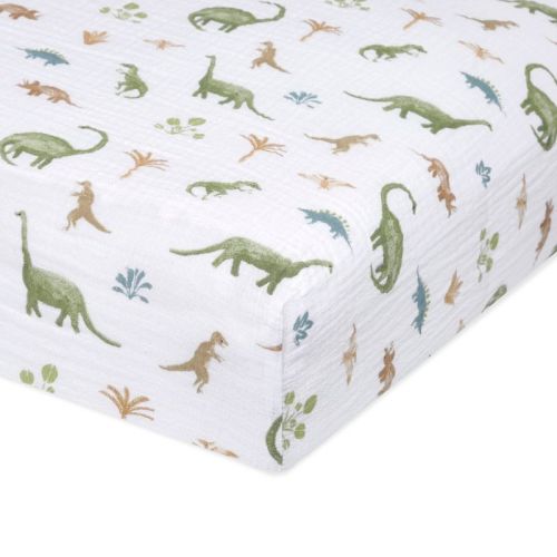 Aden + Anais Essentials Crib Sheet - Dino Jungle