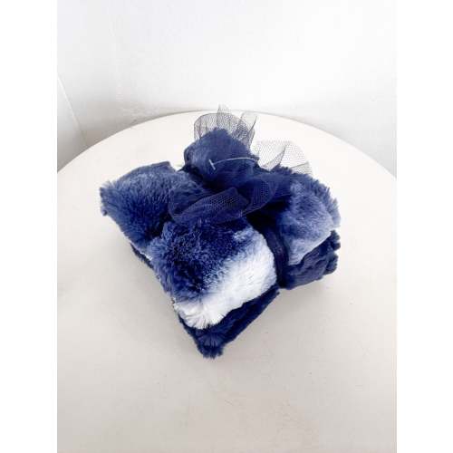 Navy Tie Dye Burp Cloth Set