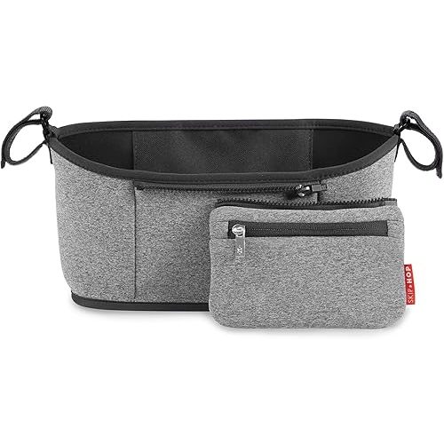 Skip Hop Universal Stroller Organizer, Grab & Go, Heather Grey