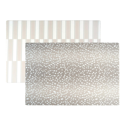 antelope + stripe - greige