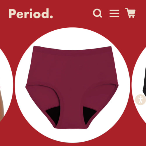 The High Waisted Period. in Organic Cotton For Heavy Flows