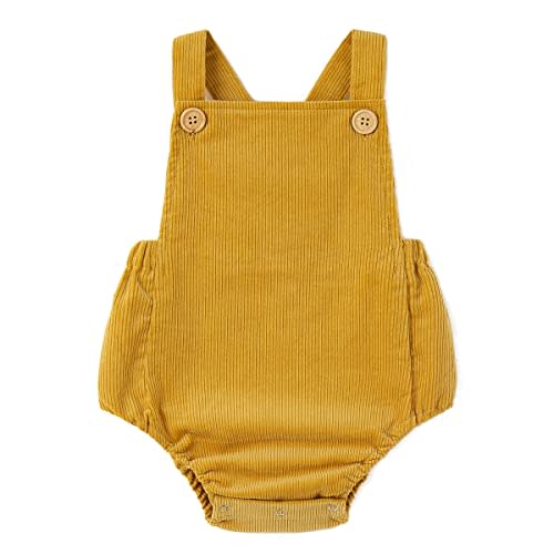 Simplee kids Newborn Infant Baby Boy Girl Summer Romper Jumpsuit Sleeveless Backless Overalls Outfits for Spring Fall