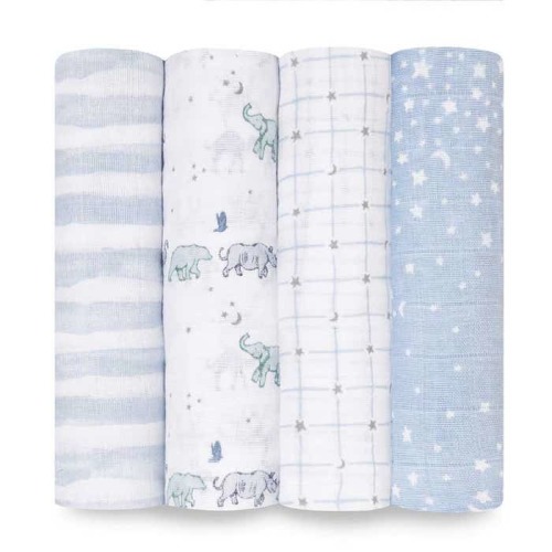 Aden + Anais - Classic Swaddle (4 Pack) - Rising Star