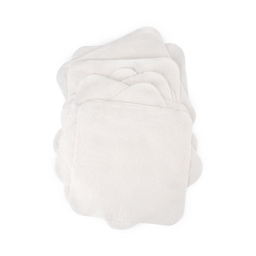 Little Bamboo Towelling Washer 10 Pack Natural