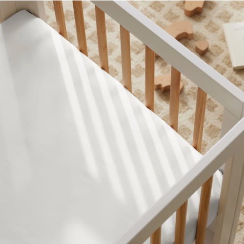 Signature Fitted Crib Sheet | White