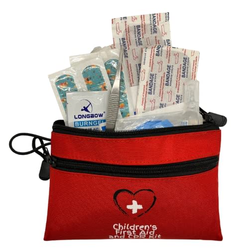 Small, Mini First Aid and CPR Kit. Large Variety of Bandages in Different Sizes to fit a Range of Injuries. Perfect for Diaper Bag, Backpack, Car, and More. Quick and Effective Care on The Go. (Mini)