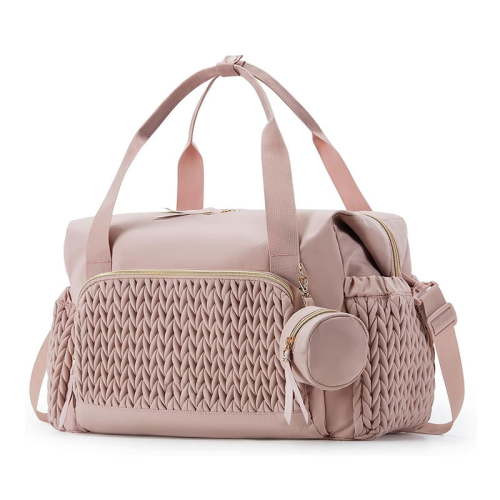 KKLDOGS Diaper Bag Tote, Large Capacity Travel Diaper bags, Hospital Bag for Labor Delivery, Baby Bag with Pacifier Case