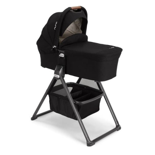 Nuna MIXX Bassinet + Stand in Caviar
