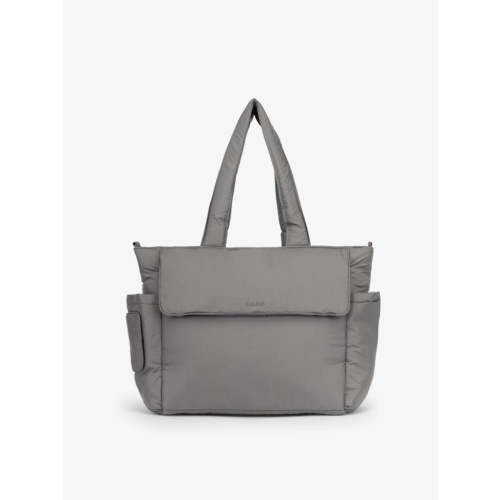 Diaper Tote Bag with Laptop Sleeve - SLATE