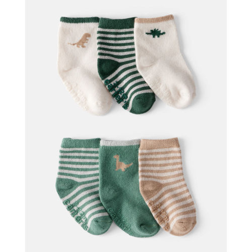 Baby Boy 6-Pack Dinosaur Ankle Socks - Carter's | Carter's