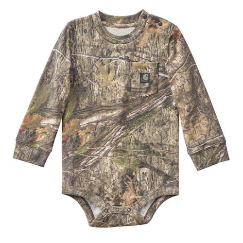 Boys' Long Sleeve Camo Pocket Bodysuit (Baby) | Carhartt