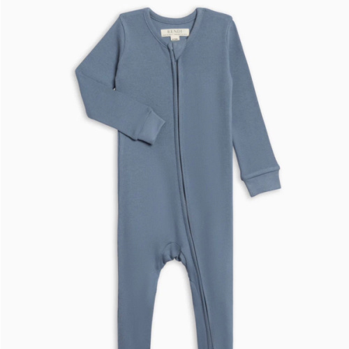 (0-3 month) Kit Ribbed Zipper Sleeper