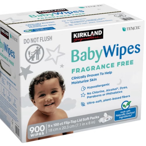Kirkland Signature Baby Wipes Fragrance Free