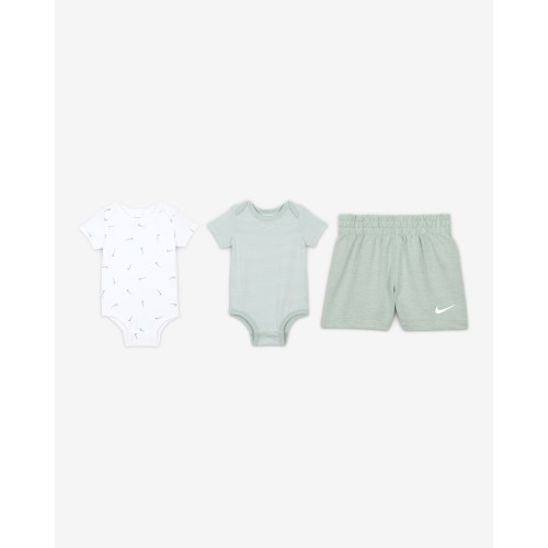 Nike Essentials Baby 3-Piece Striped Swooshfetti Set. Nike.com