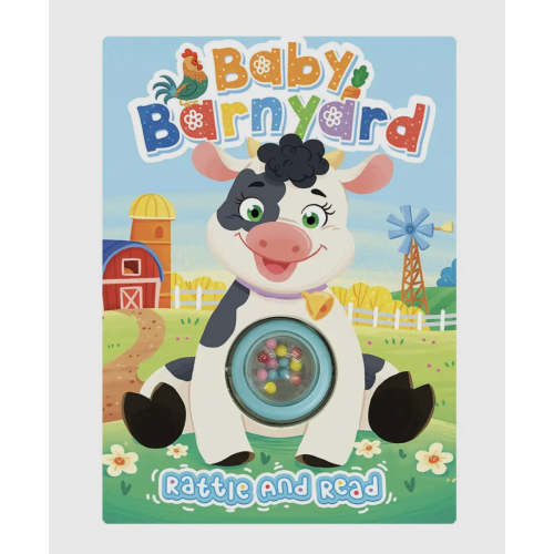 Baby farm yard rattle &amp; read book