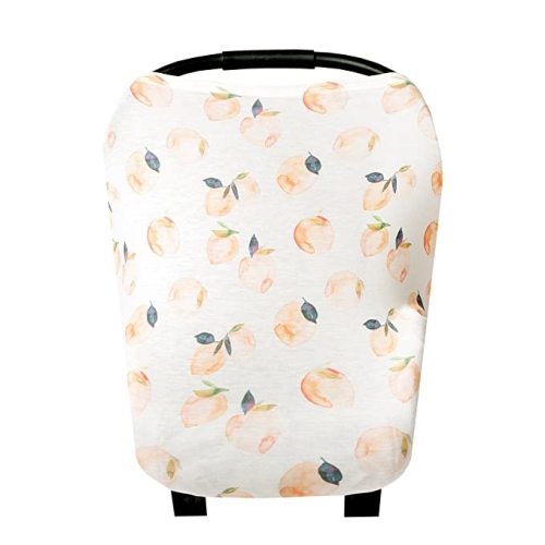 Copper Pearl Multi-Use Cover: Car Seat Covers, Nursing Cover, and Stroller Cover for Sun - Stretchy Fabric, All-Season Use, Stylish Designs, Easy Access for Moms - Caroline