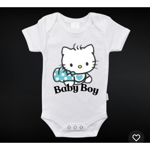 Hello Kitty Dear Daniel Baby Boy Graphic Onesie – Cute Sanrio Inspired Bodysuit