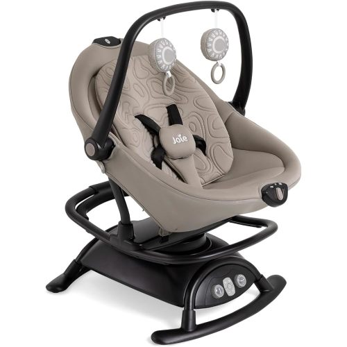 Joie Baby Cinnamon 2-in-1 Glider & Rocker, Multi-Motion Baby Swing