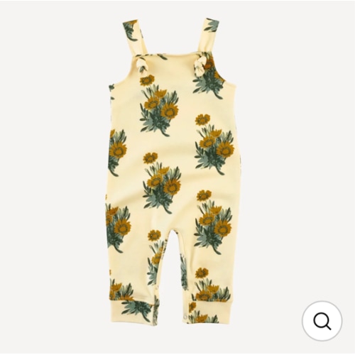 tie overall jumpsuit | calendula | organic cotton interlock – kate quinn