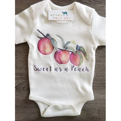 Sweet as a Peach, Baby, Boy, Girl, Unisex, Gender Neutral, Infant, Tod ? Urban Baby Co.