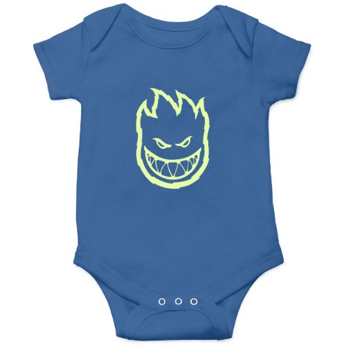 Spitfire Skateboard Logo Onesies Kids's Short Sleeve Onesie 12M Royal sold by Foodies Apparel | SKU 579168547 | Printerval