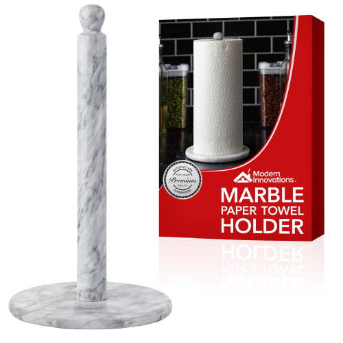 Modern Innovations Marble Heavy-Weight Paper Towel Holder