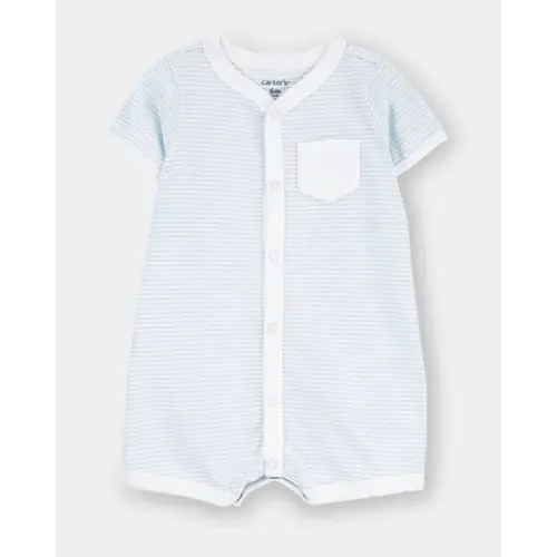 Baby Boy Cloud Romper - Blue | Carter's