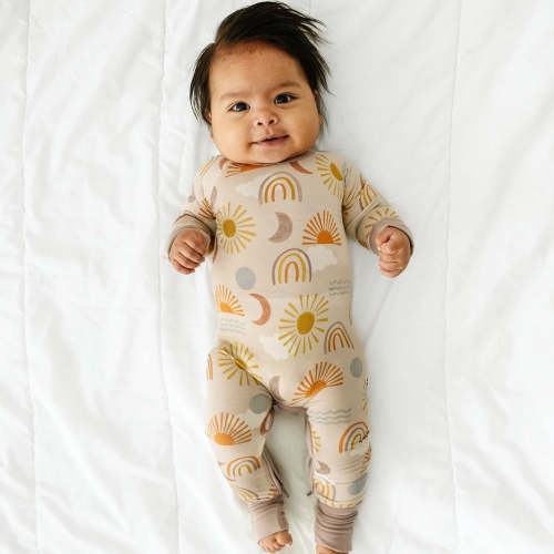 Desert Sunrise Crescent Zippy - Little Sleepies