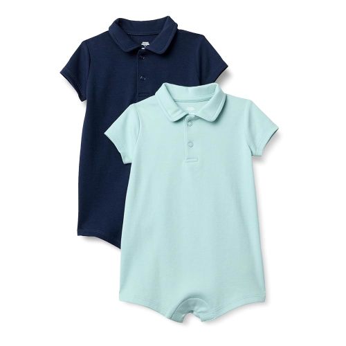 Amazon Essentials baby-boys Short Sleeve Romper