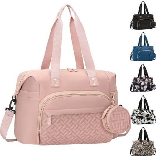 Narwey Diaper Bag Tote with Pacifier Case, Baby Bag for Women with Shoulder Straps