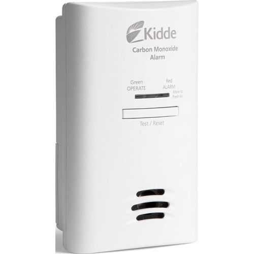 Kidde Carbon Monoxide Detector, Plug-in Carbon Monoxide Detector with AA Battery Backup, 85 dB Alarm, LED Status Light Indicators, 3rd Edition