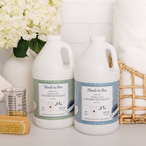 Noodle & Boo Baby Laundry Detergent for Sensitive Skin, Hypoallergenic Newborn Safe, Fragrance Free - 64 fl oz
