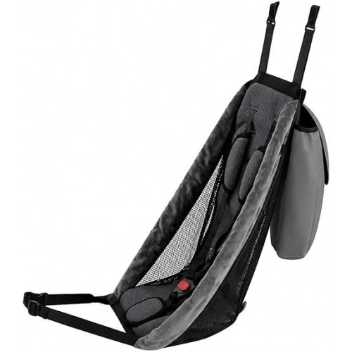 Detachable Seat Sling Accessory for Compatible Book-Fold Strollers, Foldable Mesh Add-On with Adjustable Straps, No-Tool Installation, Accessory Only