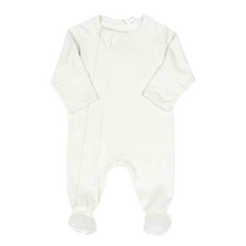 Solid Zipper Footie size: 1 MONTH