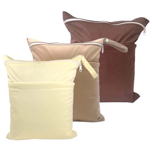 3 Pcs Reusable Wet Dry Bags for Swimsuits, and Travel, Convenient and Waterproof