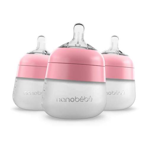 The Flexy Silicone Baby Bottle - FREE SHIPPING! BPA-Free, Anti-Colic – Nanobébé