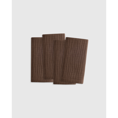 Organic Airy Gauze Napkins in Dune
