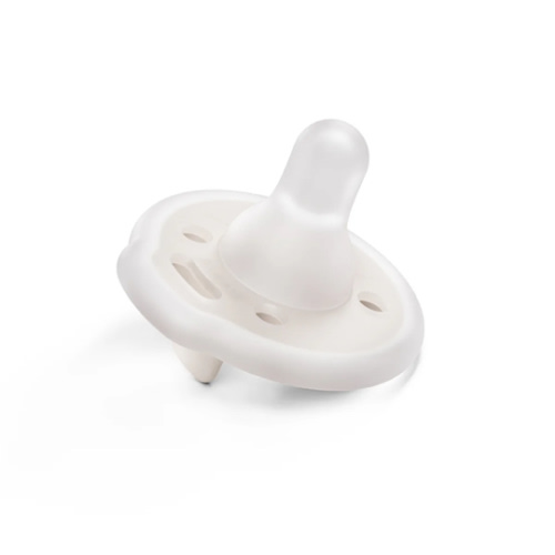 babypace breast-like pacifier 0-12 mo single - pearl | mōmi