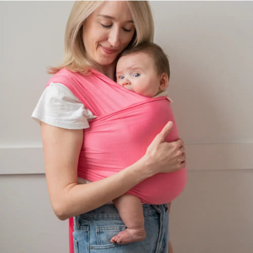 Guava Baby Wrap | Vibrant Pink Organic Baby Carrier