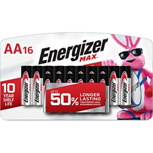 Energizer AA Batteries, Max Double A Battery Alkaline, 16 Count