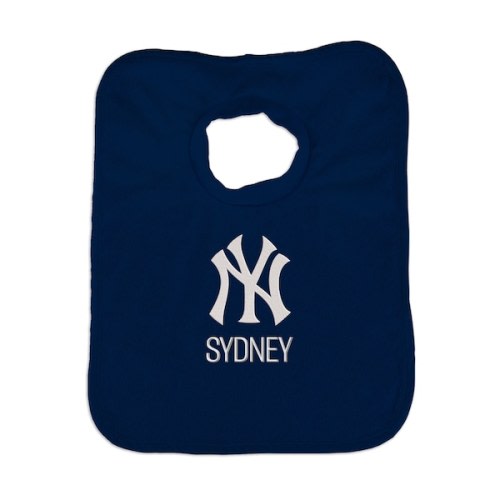 Infant New York Yankees Navy Personalized Bib