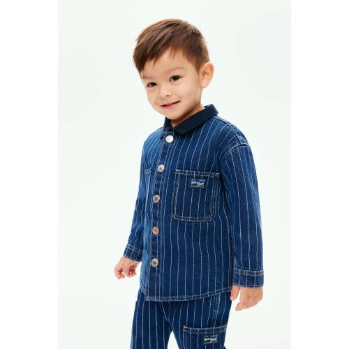 STRIPED COTTON OVERSHIRT